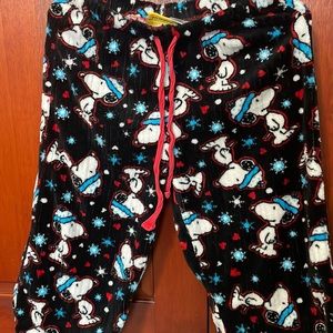 Christmas snoopy pajama pants